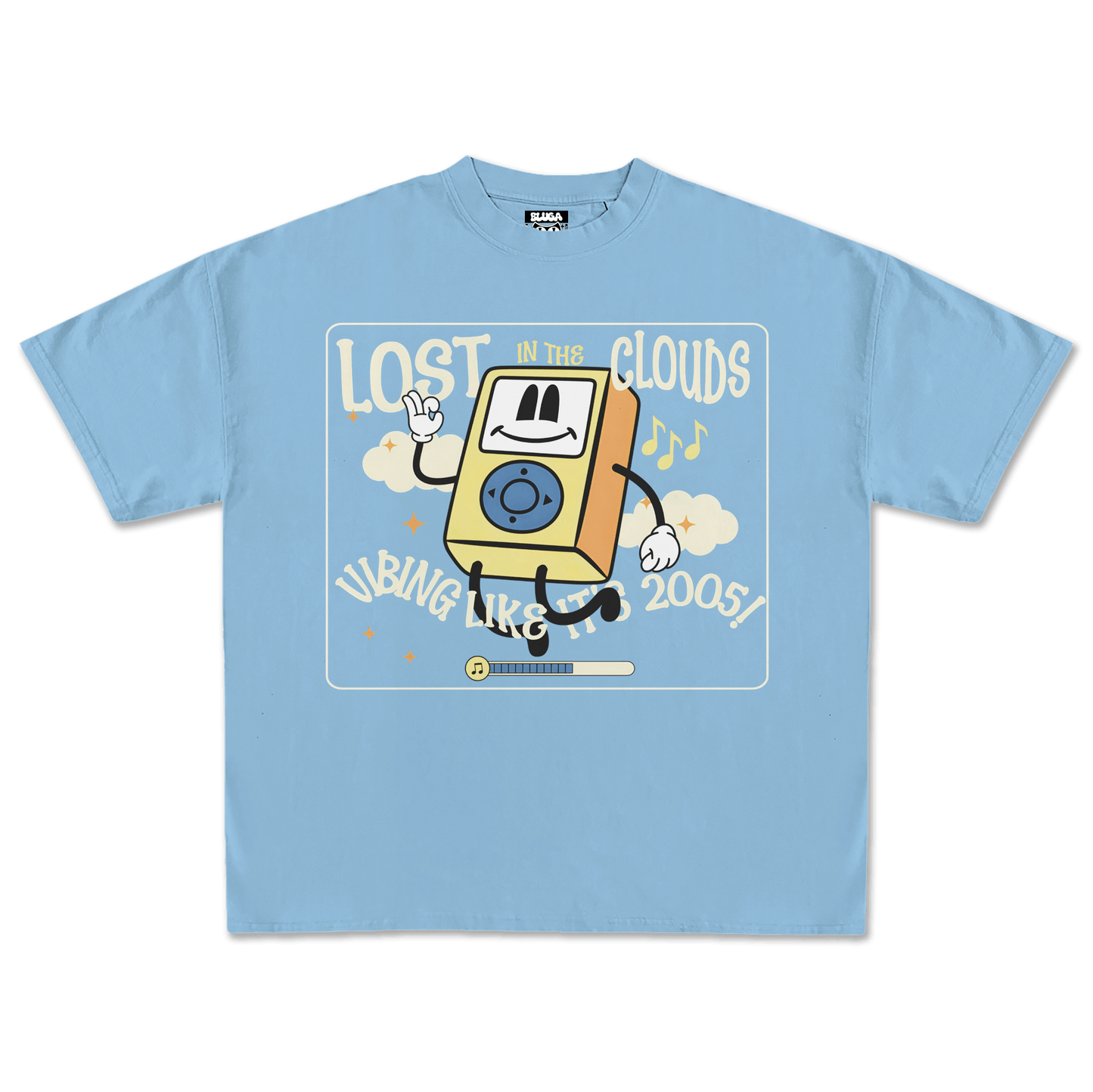 2005 VIBE™ OVERSIZE TERRY COTTON - BLUGA - T-Shirt Oversize Terry Cotton