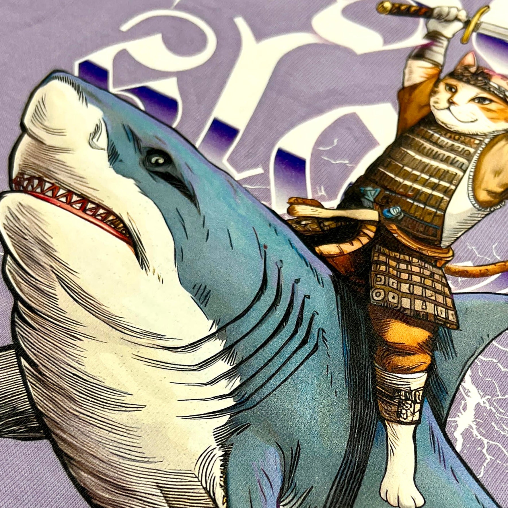 SEA SLAYER ™ OVERSIZE TERRY COTTON - BLUGA - T-Shirt Oversize Terry Cotton