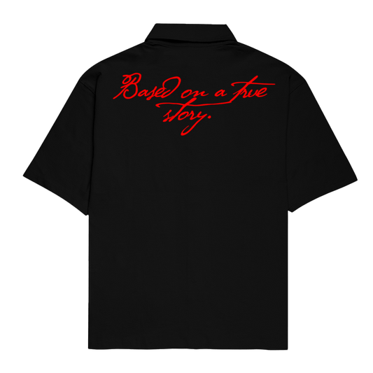 TRUE STORY™ OVERSIZE BOWLING SHIRT - BLUGA - 